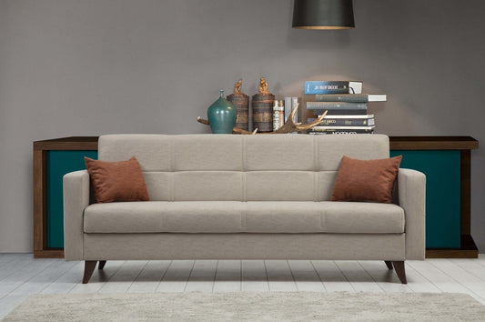 Polya 3-sits bäddsoffa – Beige