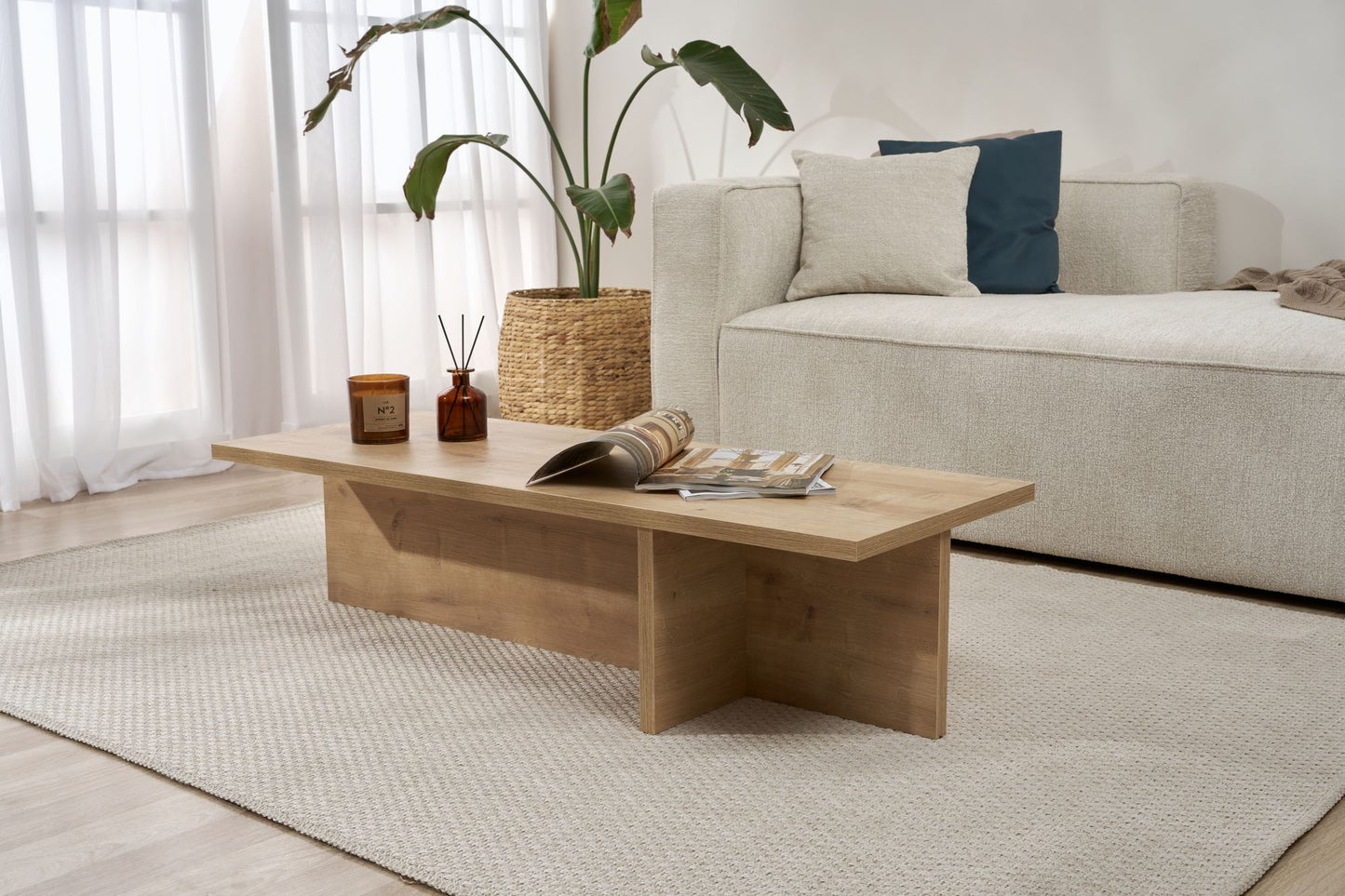 Harbor Soffbord 120x45 cm - Sapphire Oak