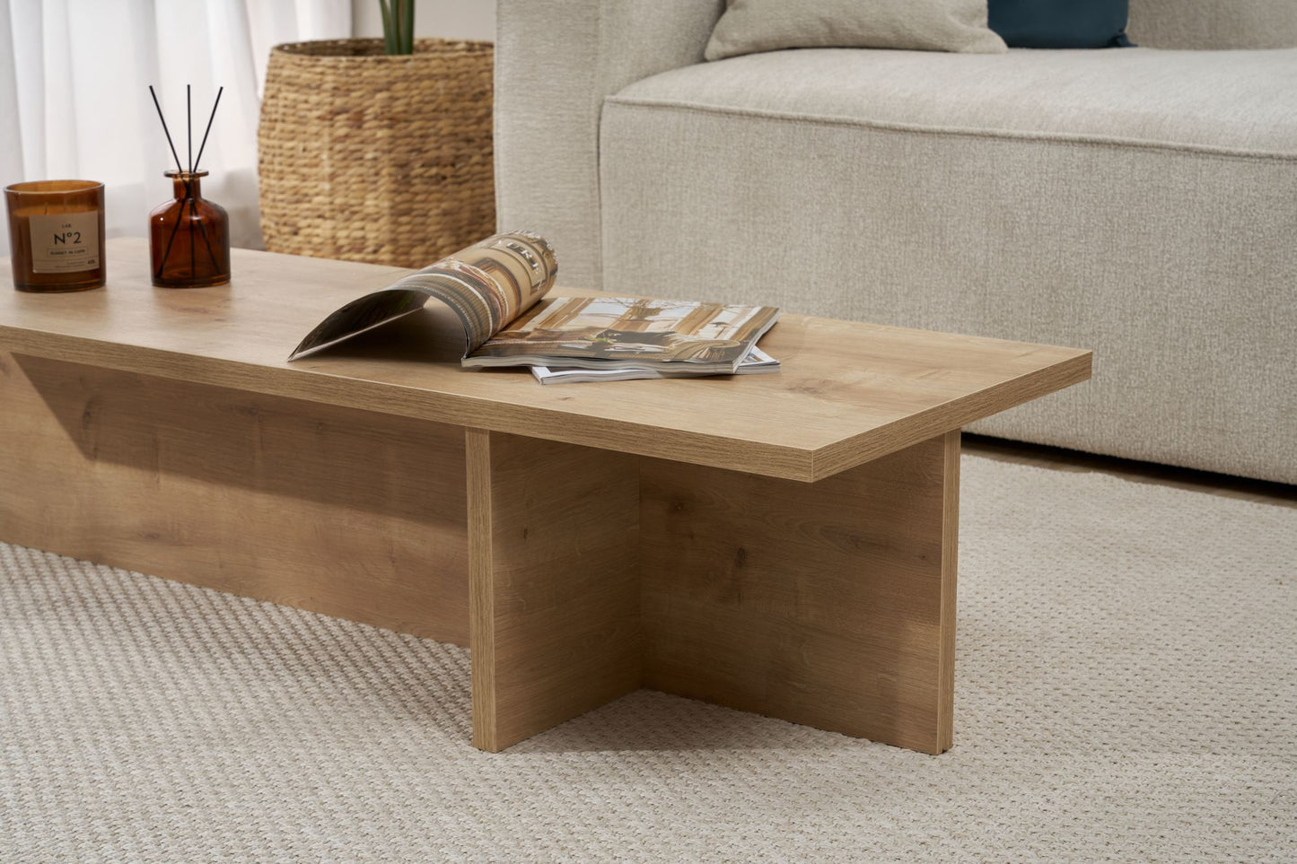 Harbor Soffbord 120x45 cm - Sapphire Oak