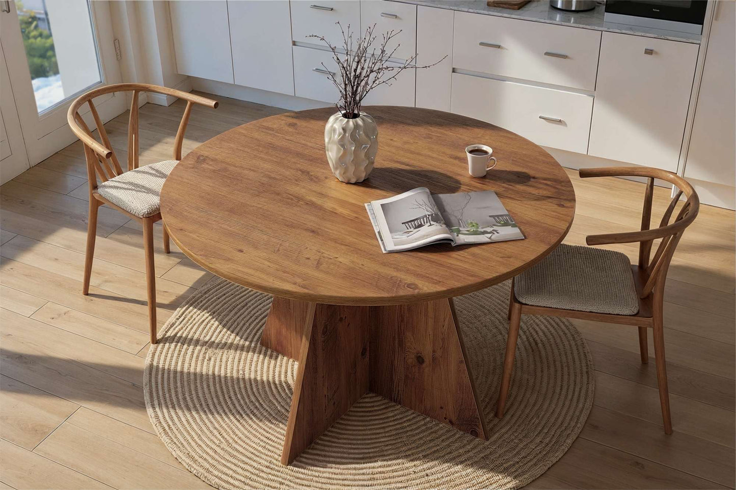 Virella Runt matbord 120x120x75 cm - Atlantic Pine