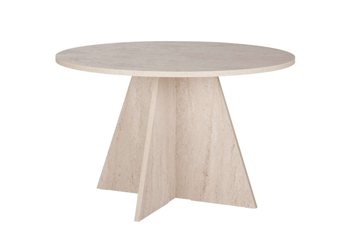 Virella Runt matbord 120 cm - Travertine