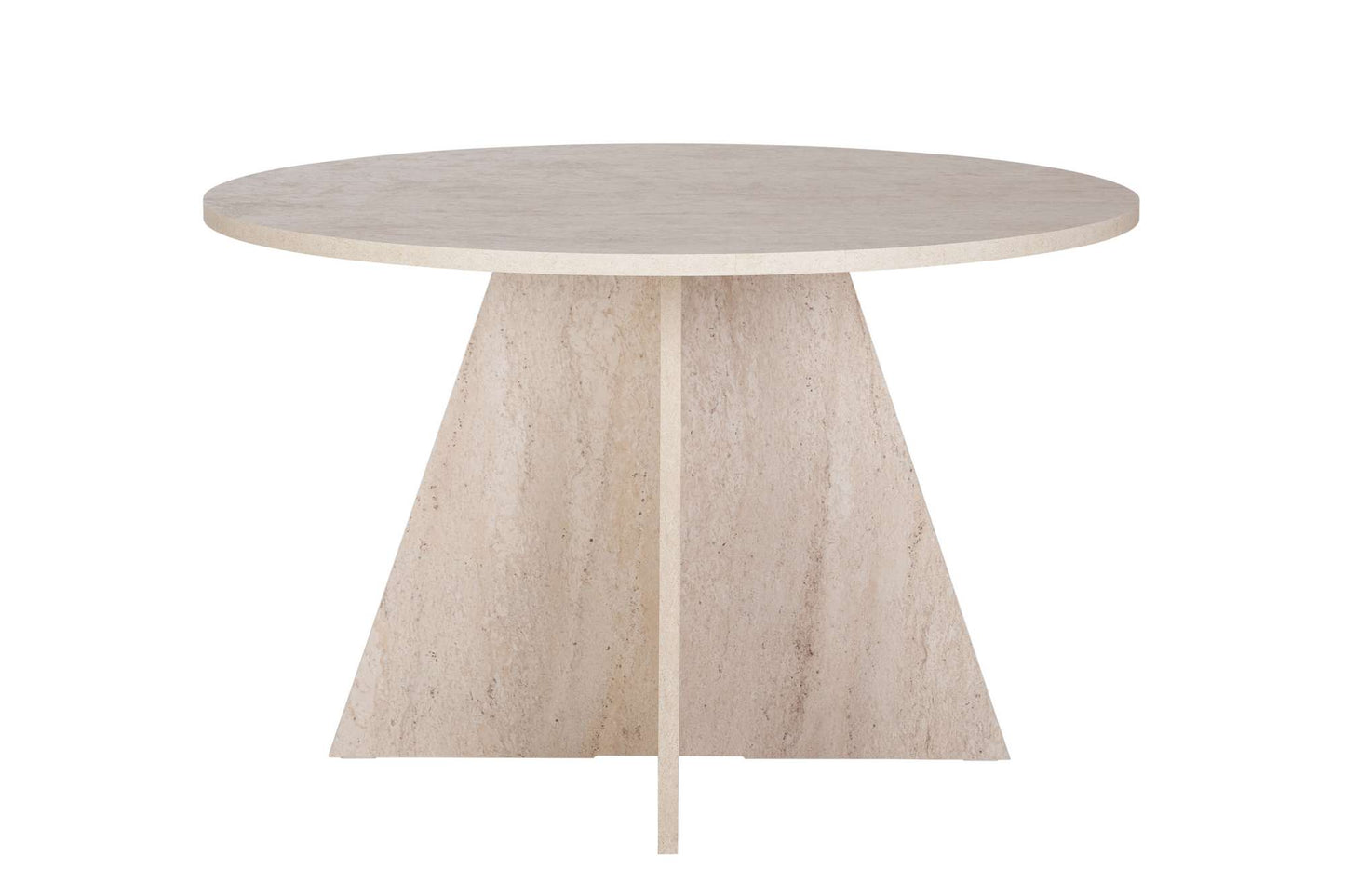 Virella Runt matbord 120 cm - Travertine