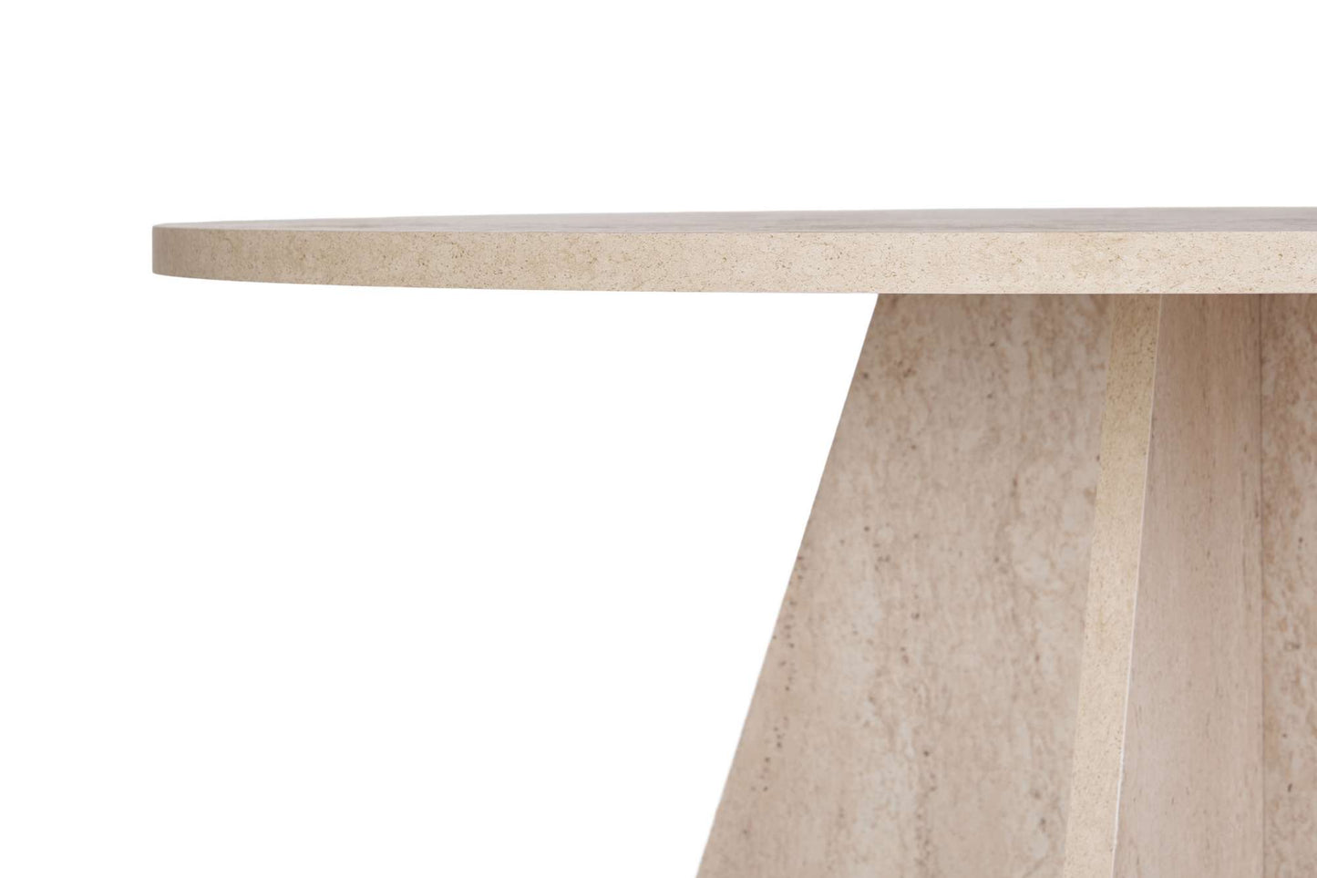 Virella Runt matbord 120 cm - Travertine