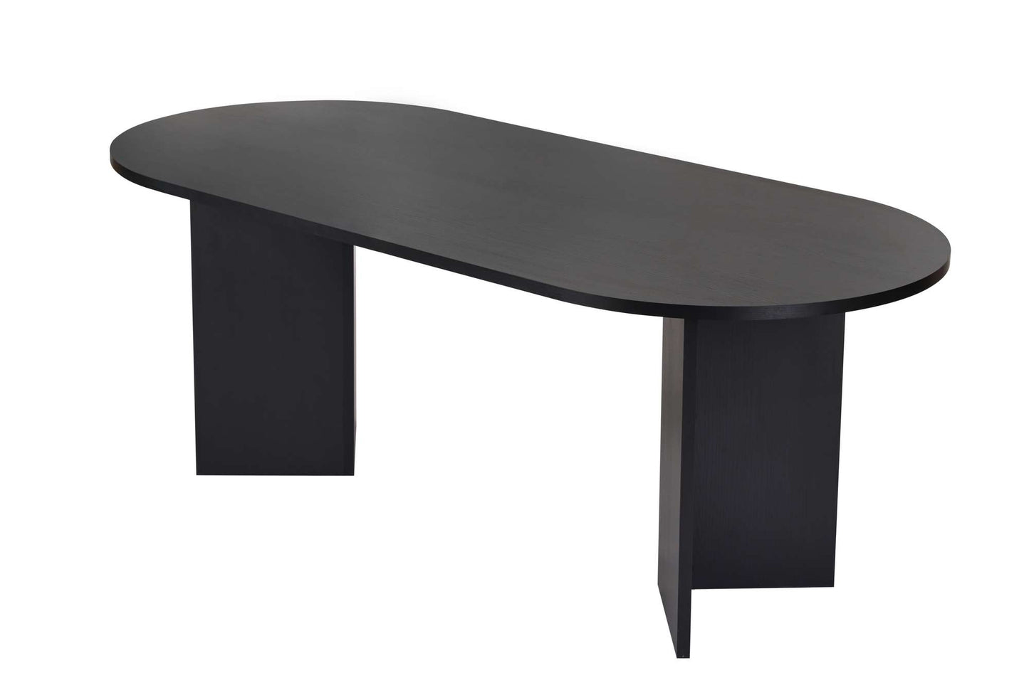 Sabella Ovalt matbord 200 cm - Wood Black