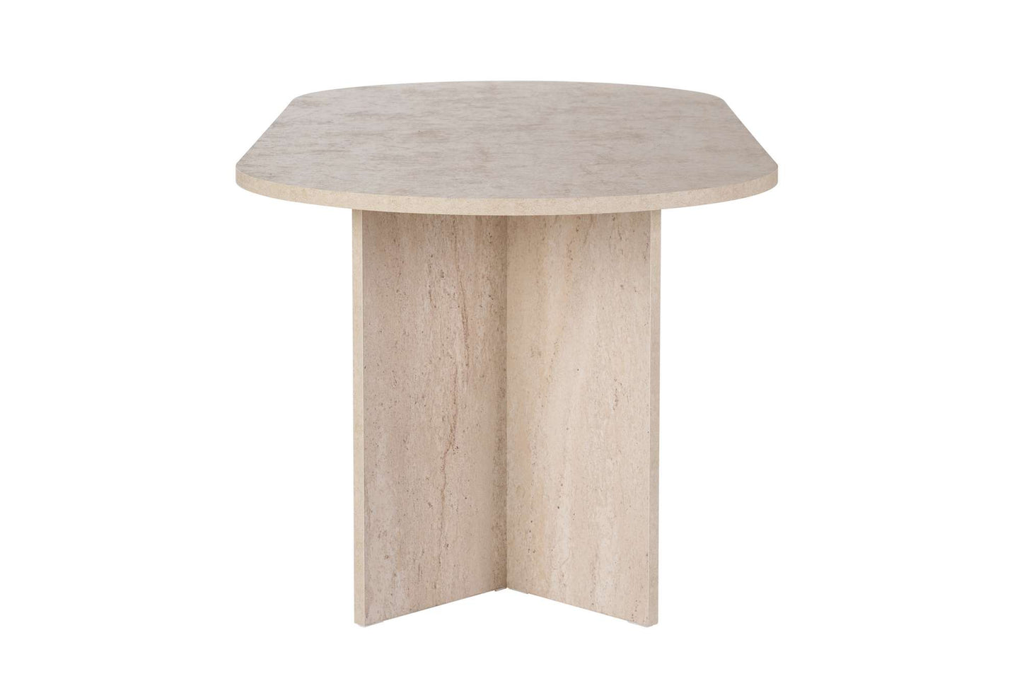 Sabella Ovalt matbord 200 cm - Travertine