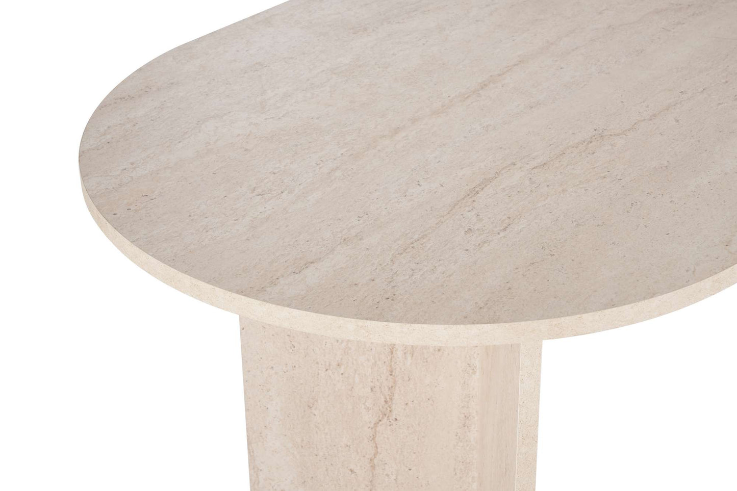 Sabella Ovalt matbord 200 cm - Travertine