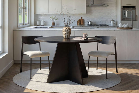 Virella Runt matbord 120 cm - Wood Black