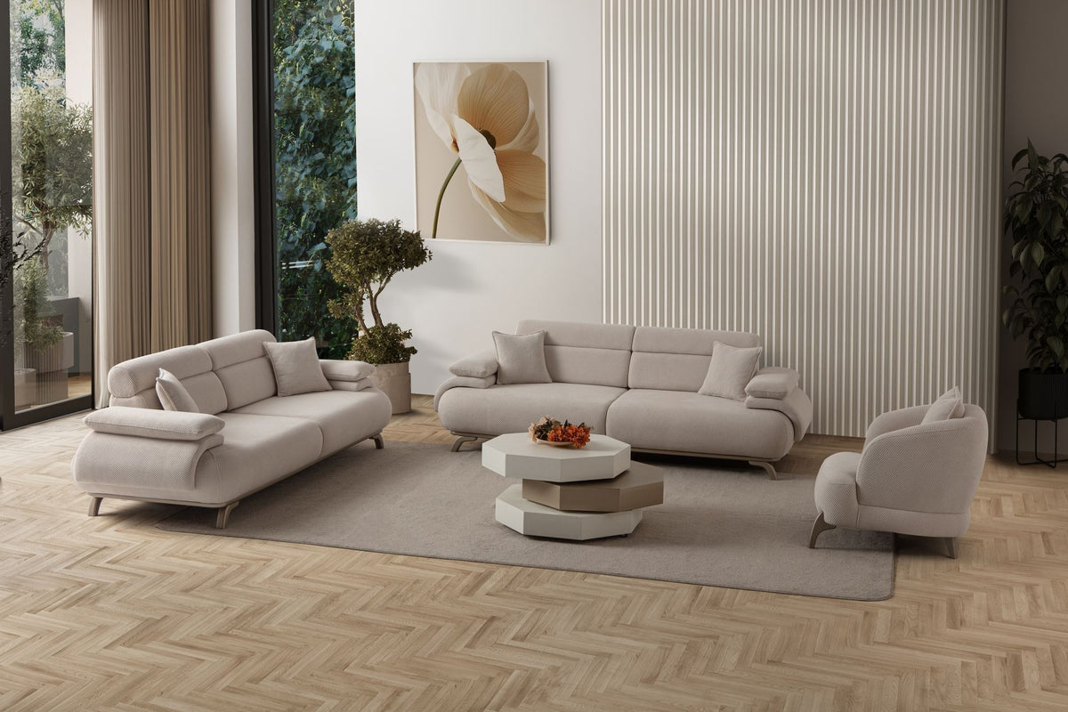 Bonjo Silver 3-sitssoffa