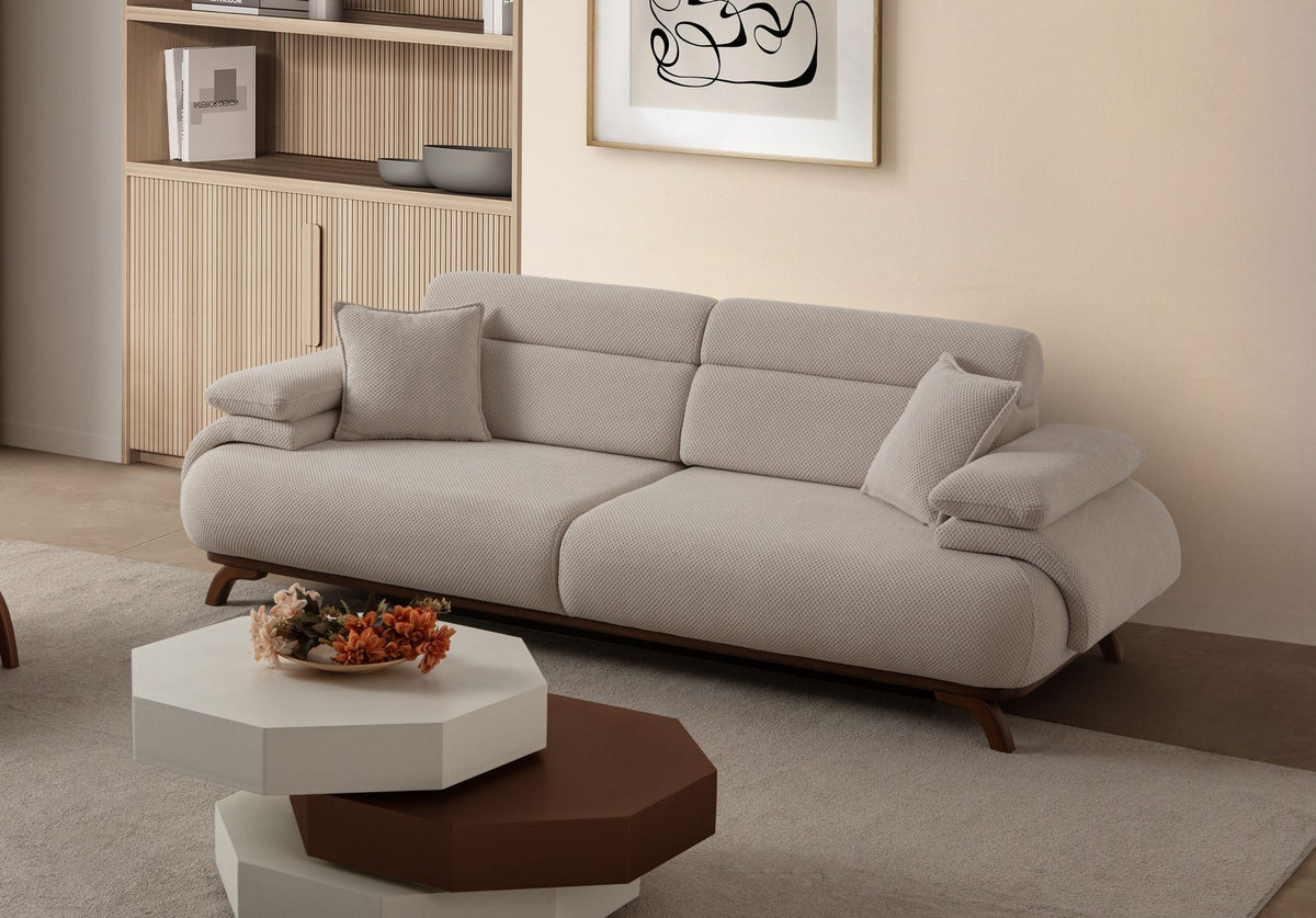 Bonjo Walnut 3-sitssoffa