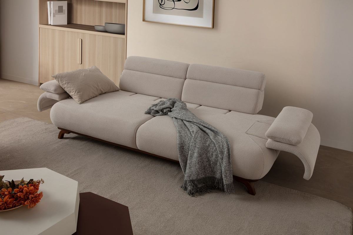 Bonjo Walnut 3-sitssoffa