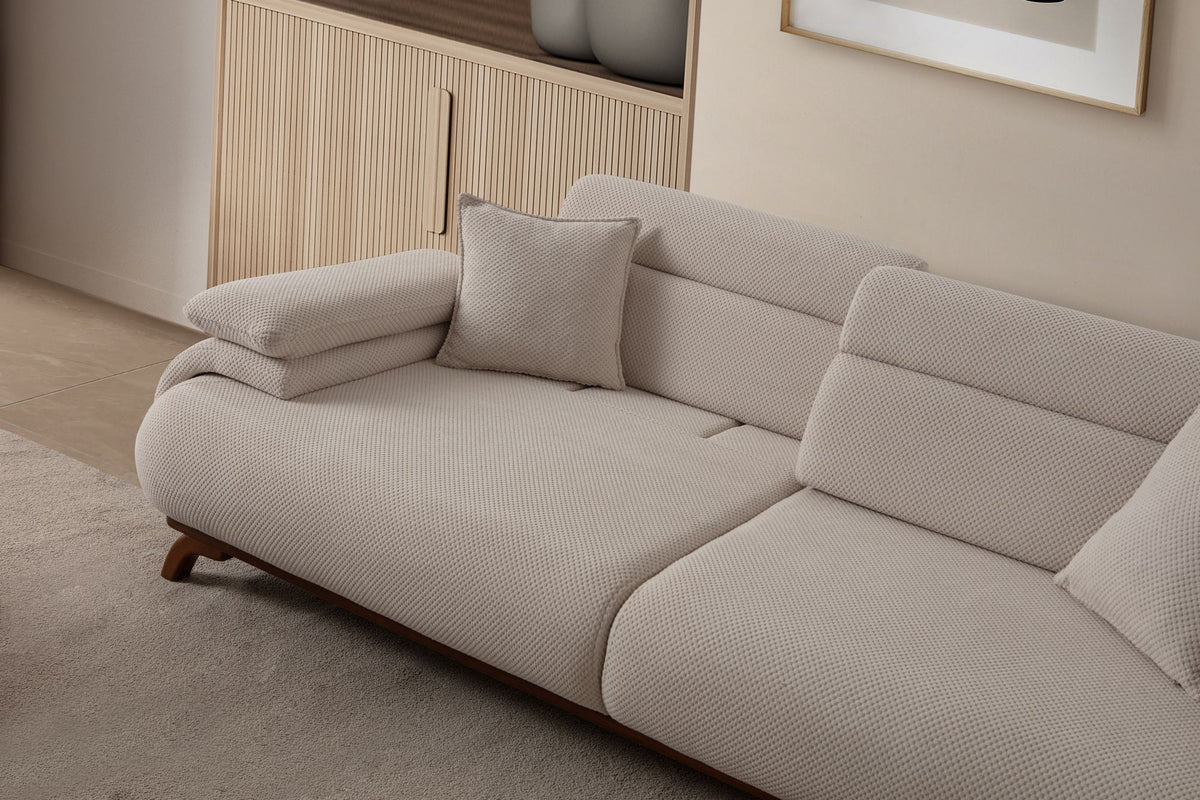Bonjo Walnut 3-sitssoffa