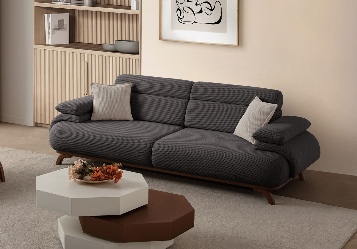 Bonjo Walnut 3-sitssoffa