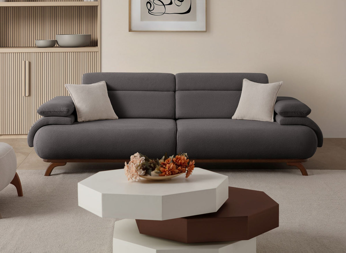 Bonjo Walnut 3-sitssoffa