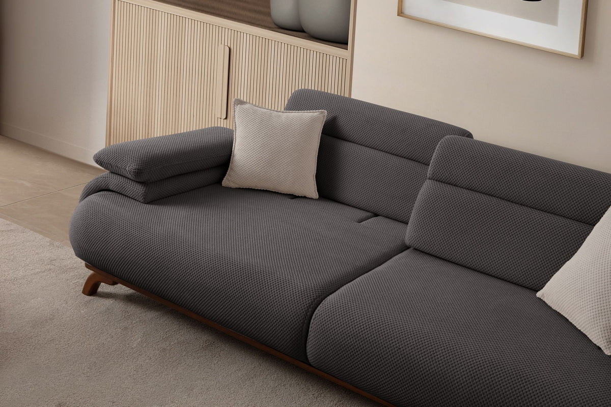 Bonjo Walnut 3-sitssoffa