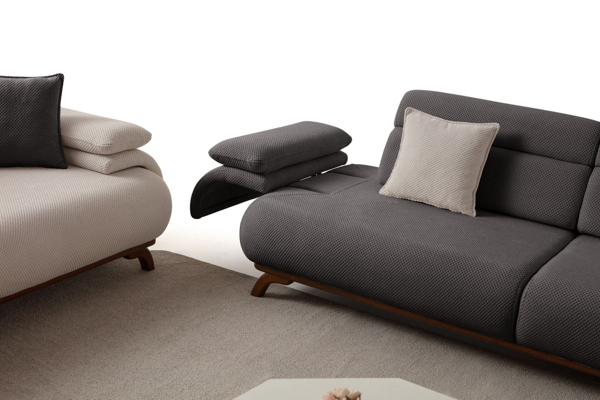 Bonjo Walnut 3-sitssoffa