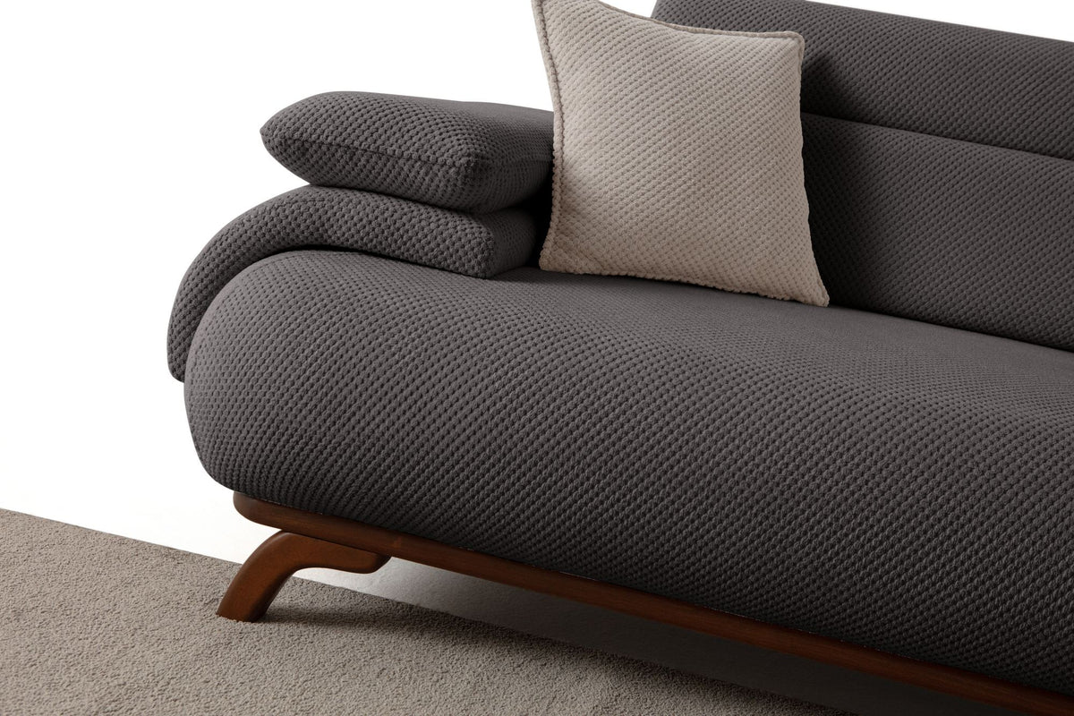 Bonjo Walnut 3-sitssoffa