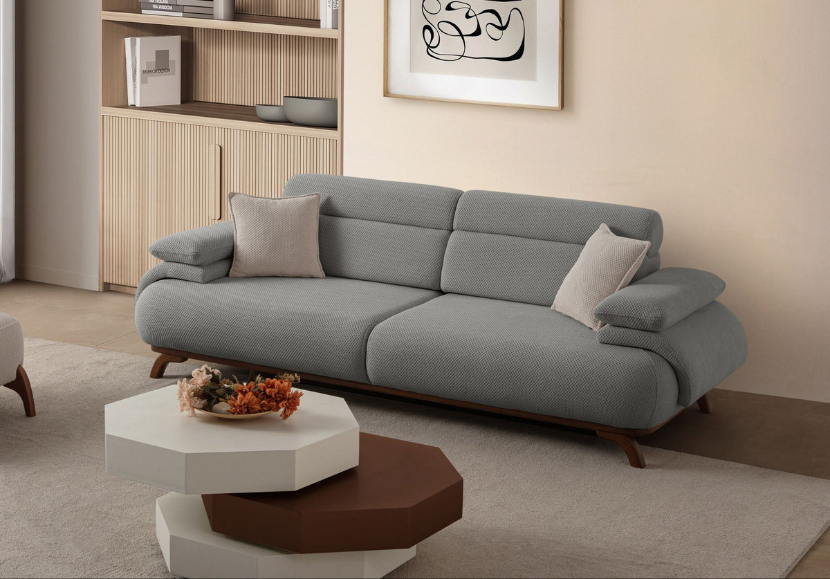 Bonjo Walnut 3-sitssoffa