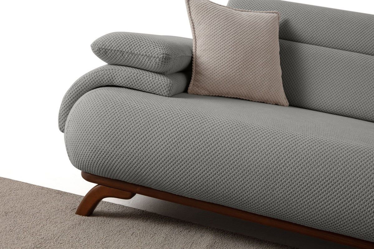 Bonjo Walnut 3-sitssoffa