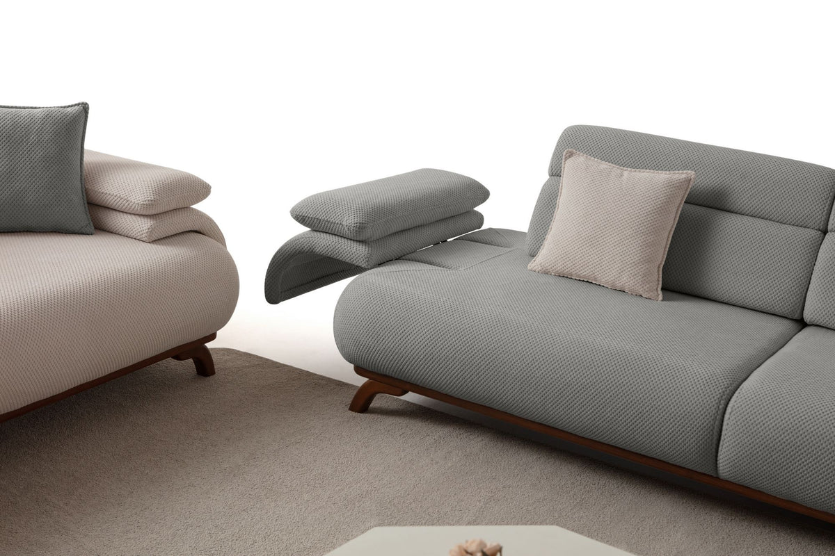 Bonjo Walnut 3-sitssoffa