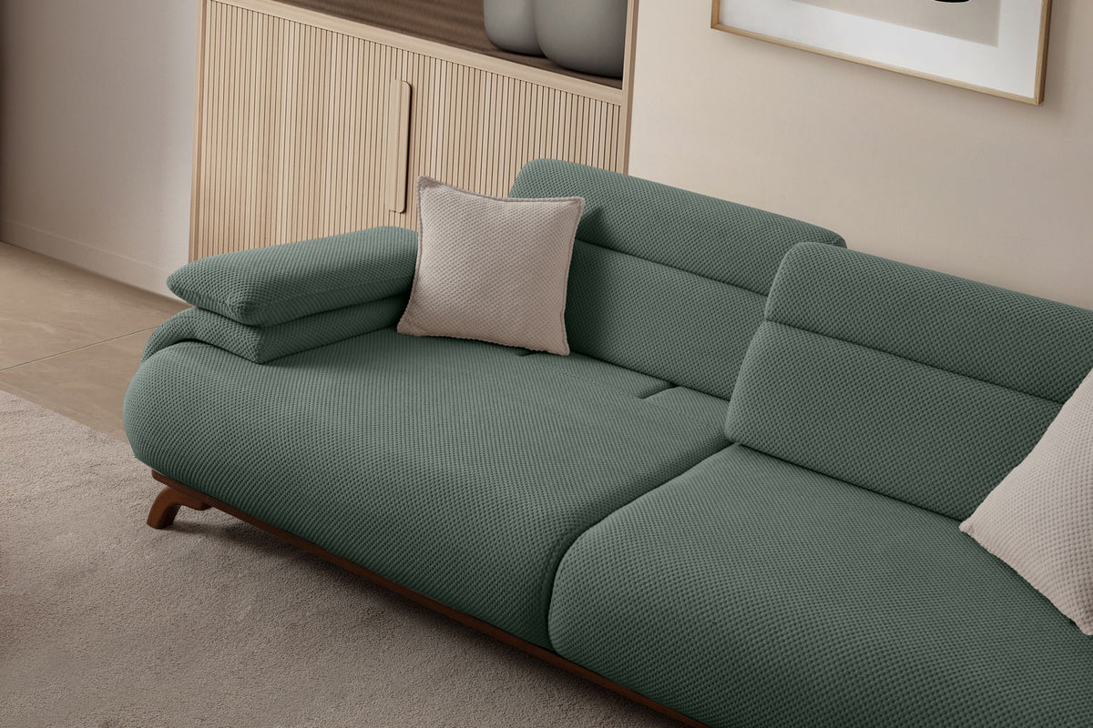 Bonjo Walnut 3-sitssoffa