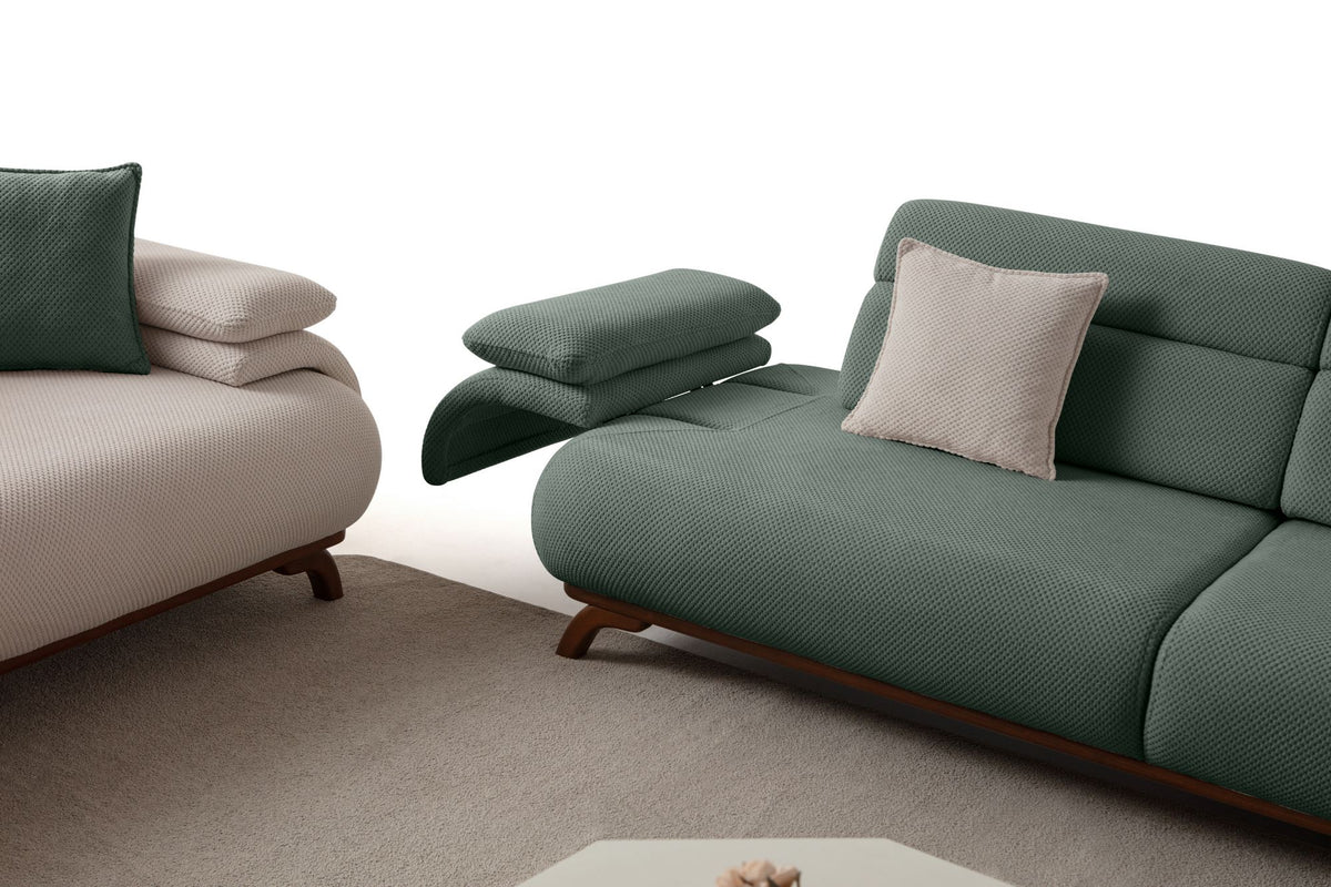 Bonjo Walnut 3-sitssoffa