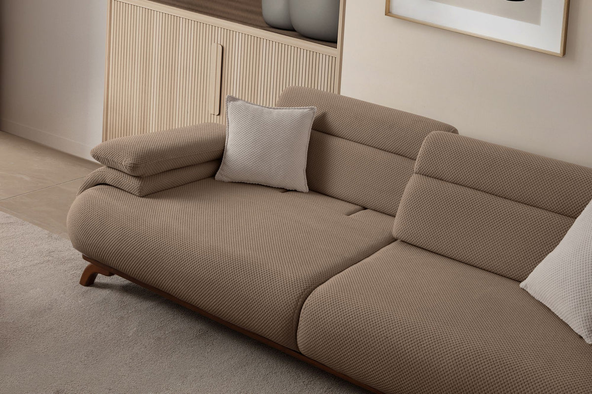 Bonjo Walnut 3-sitssoffa