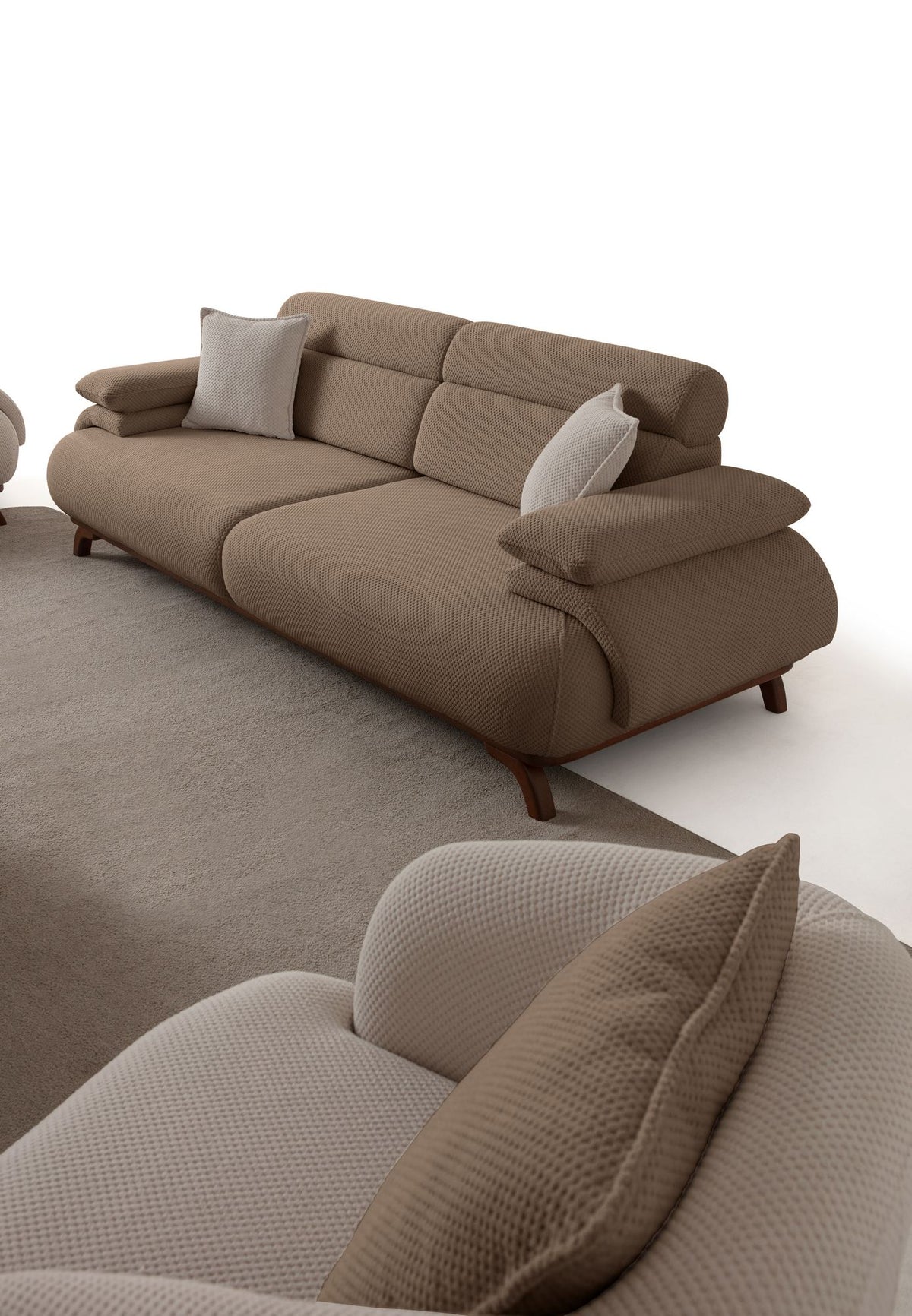 Bonjo Walnut 3-sitssoffa