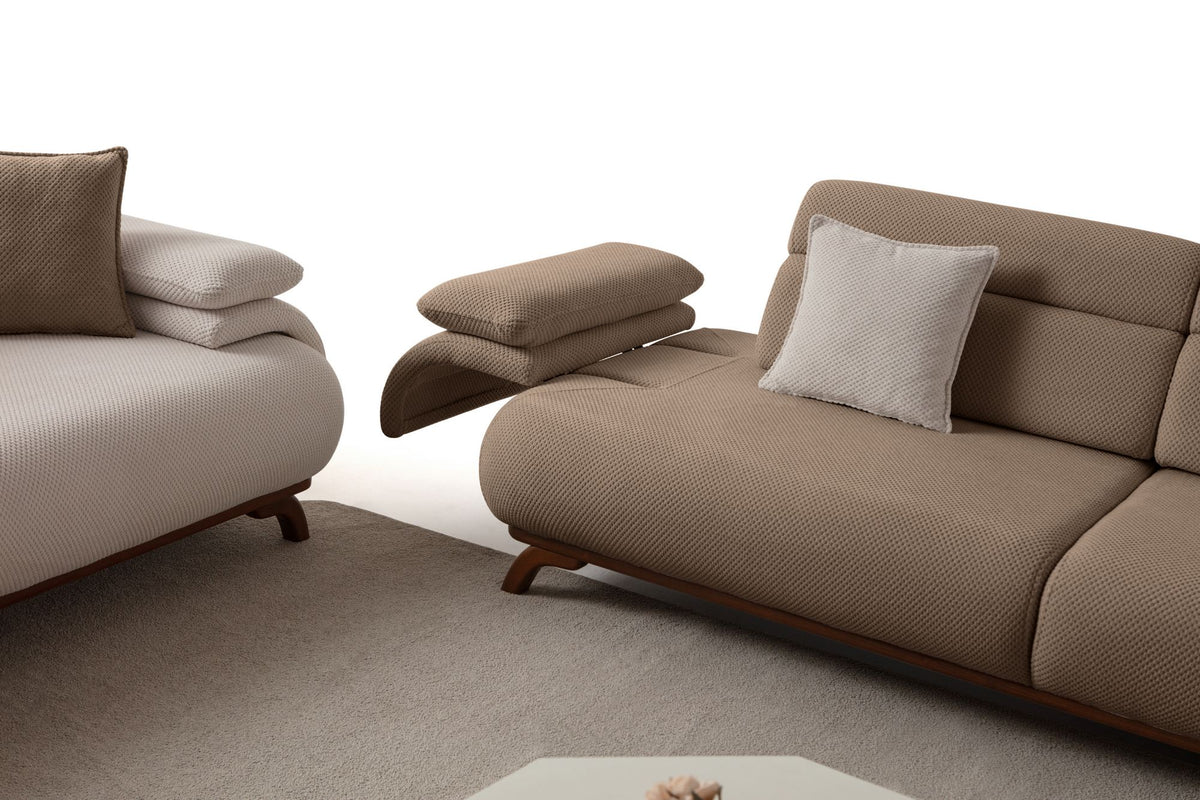 Bonjo Walnut 3-sitssoffa