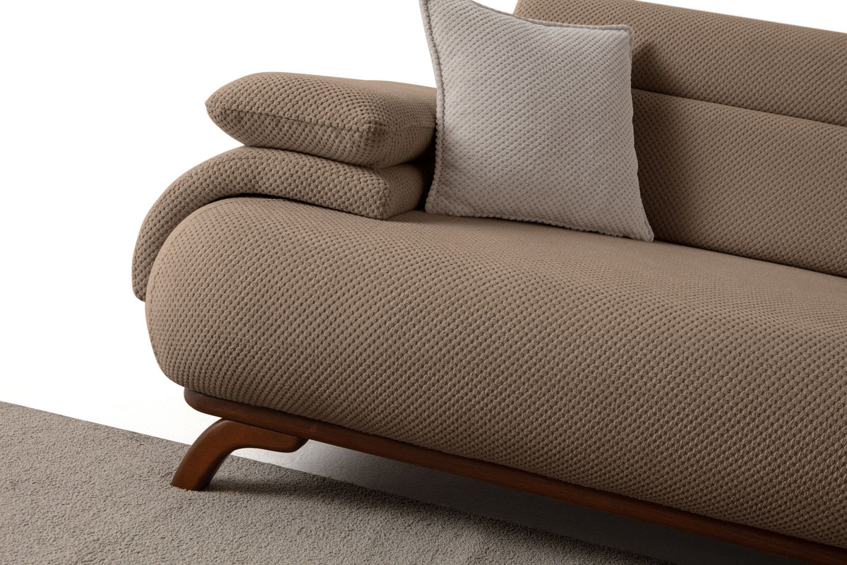 Bonjo Walnut 3-sitssoffa