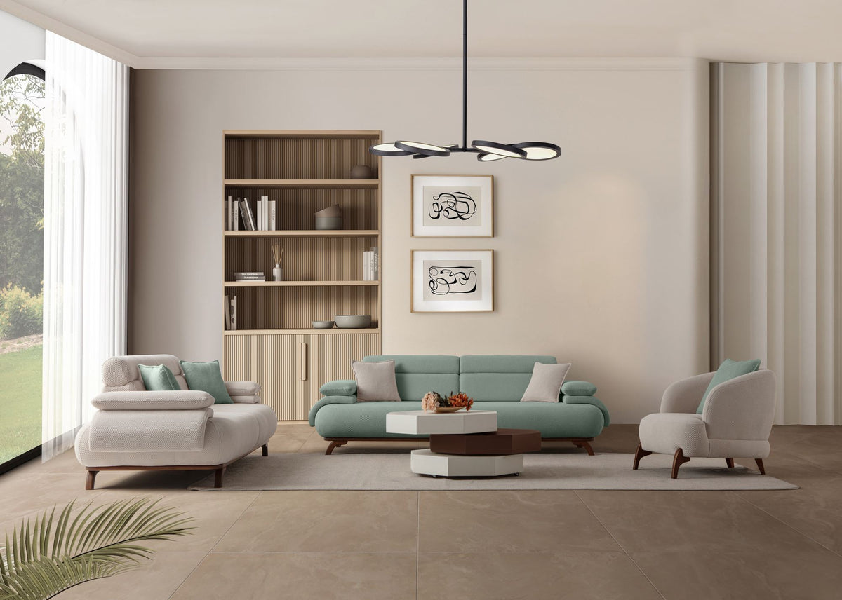 Bonjo Walnut 3-sitssoffa