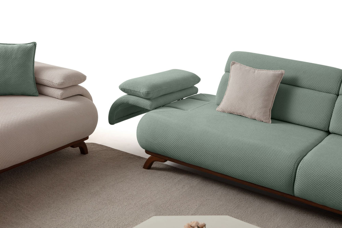 Bonjo Walnut 3-sitssoffa