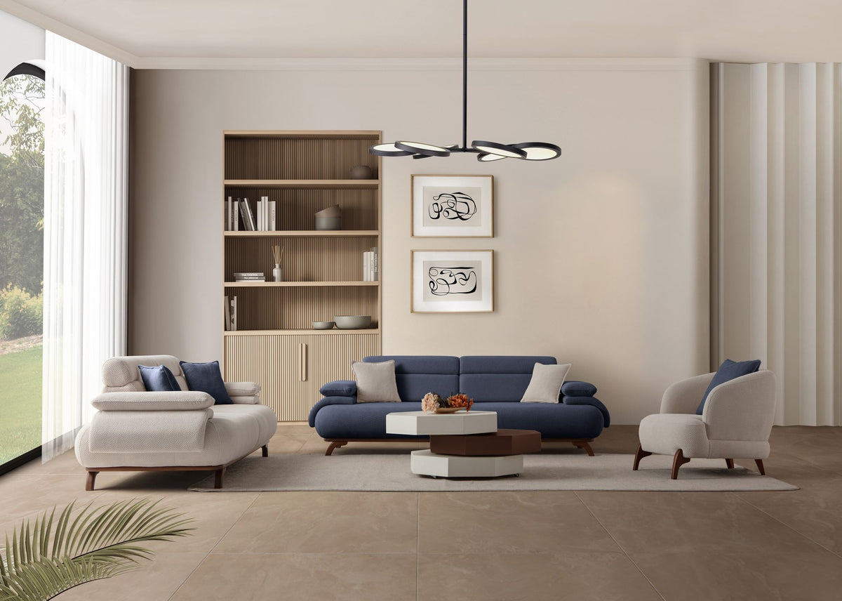 Bonjo Walnut 3-sitssoffa