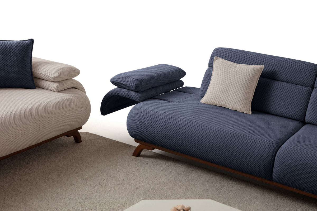 Bonjo Walnut 3-sitssoffa