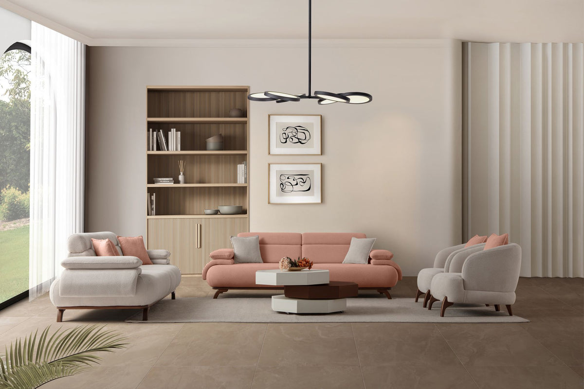 Bonjo Walnut 3-sitssoffa