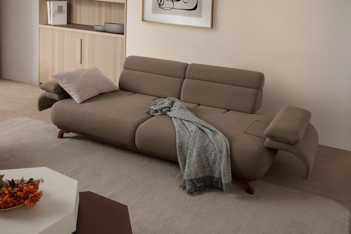 Bonjo Walnut 3-sitssoffa