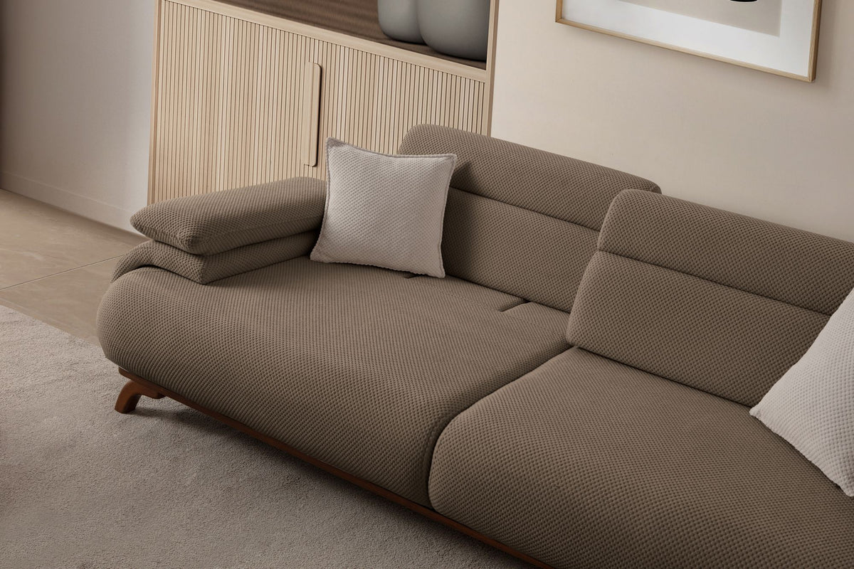 Bonjo Walnut 3-sitssoffa