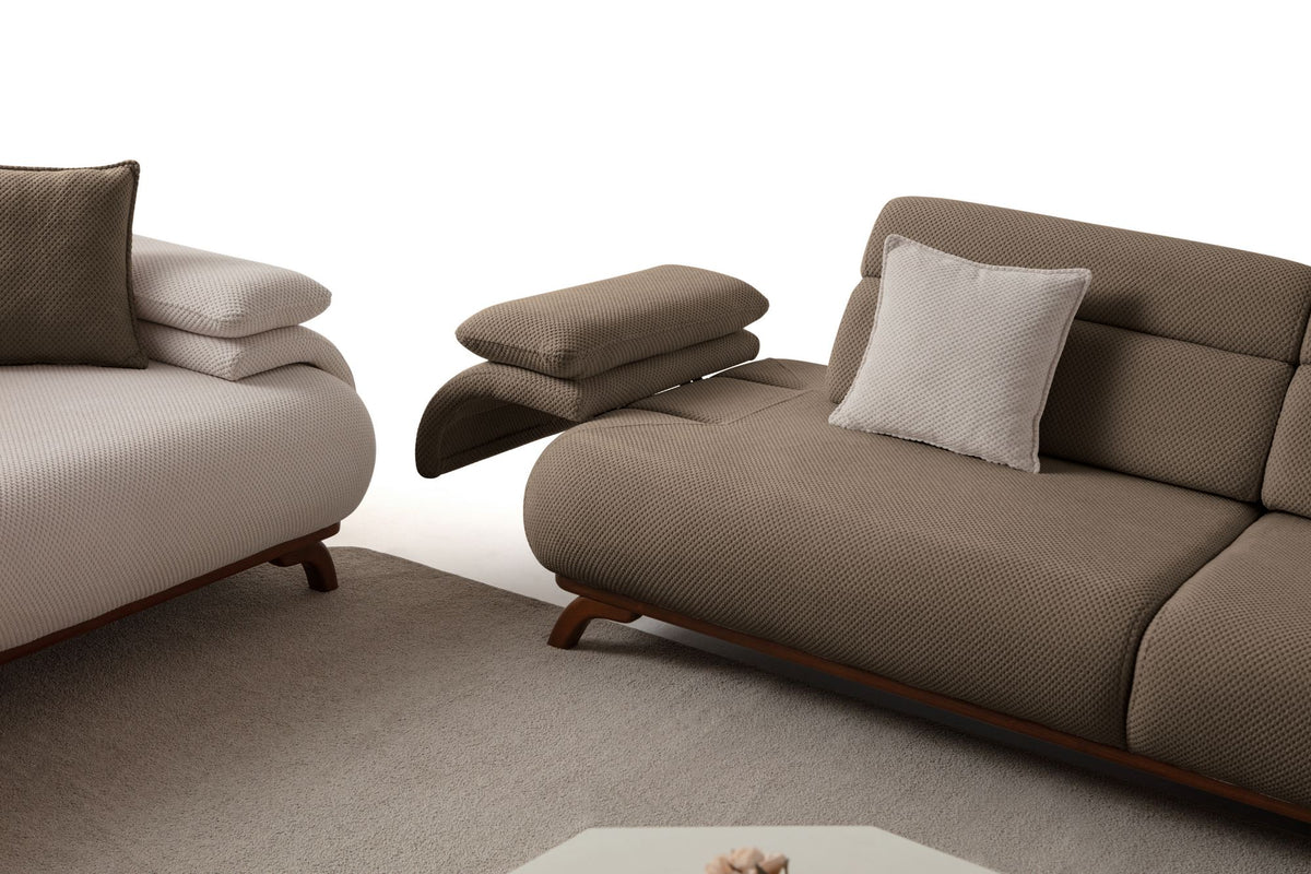 Bonjo Walnut 3-sitssoffa
