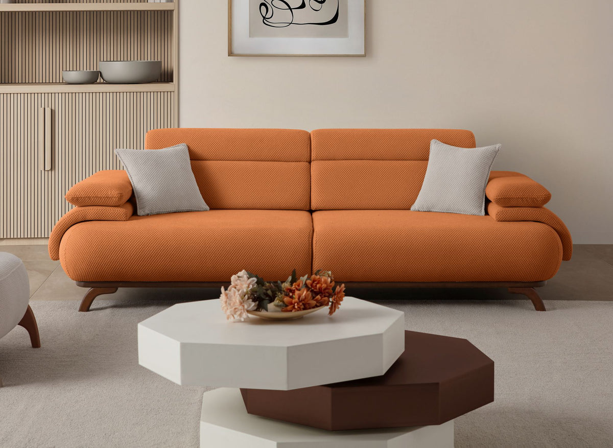 Bonjo Walnut 3-sitssoffa
