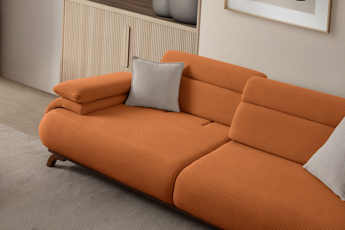 Bonjo Walnut 3-sitssoffa