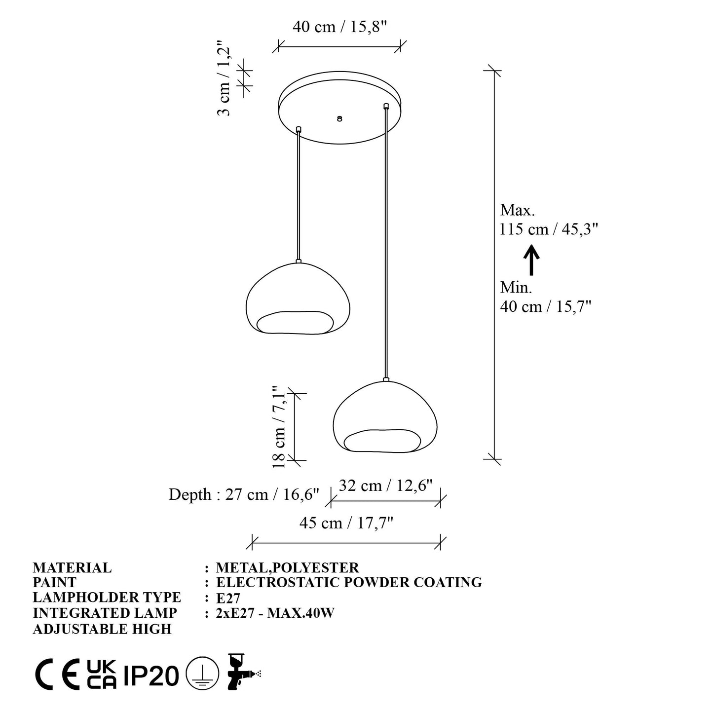 LOVAL-30-2-T-LUNA taklampa