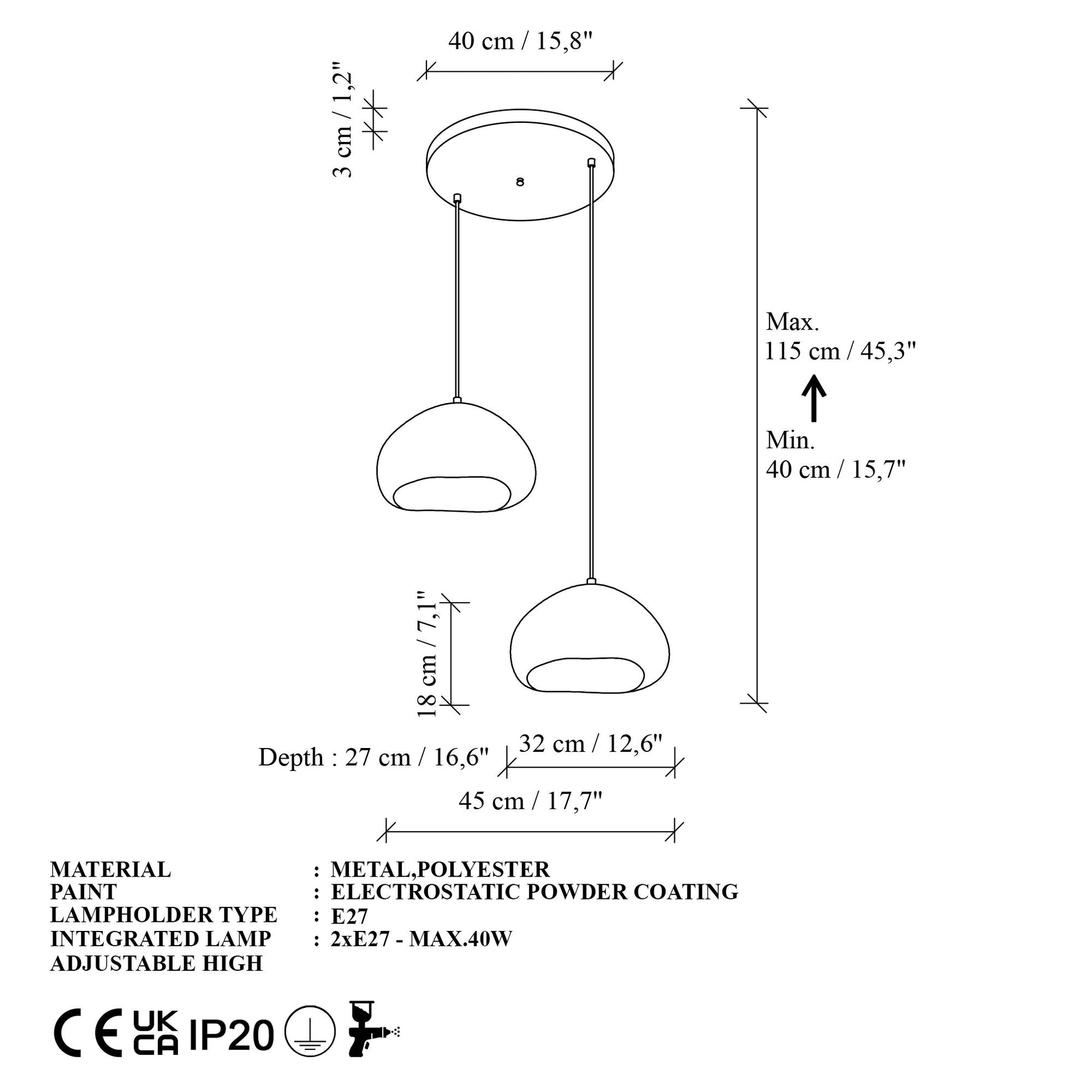 LOVAL-30-2-T-LUNA taklampa