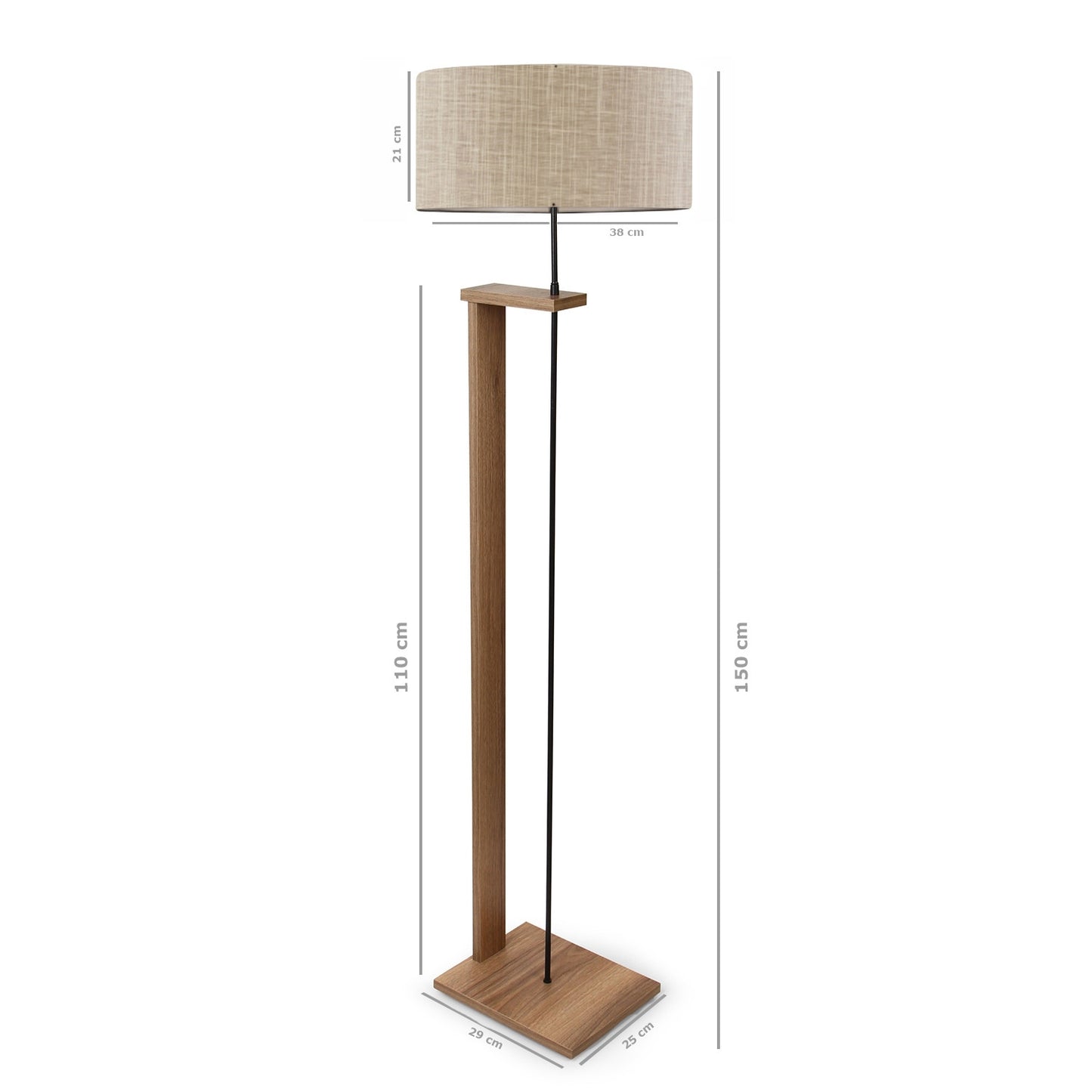 AYD-2822 golvlampa i trä