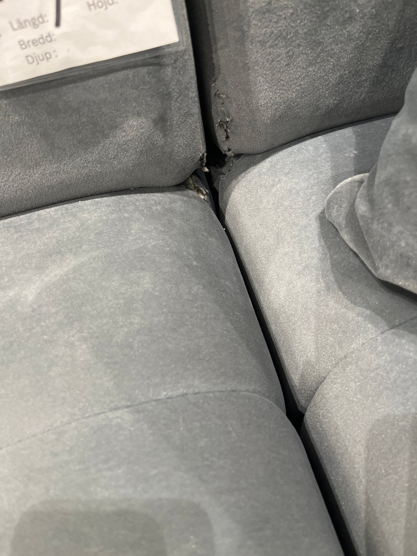 U soffa i Grå