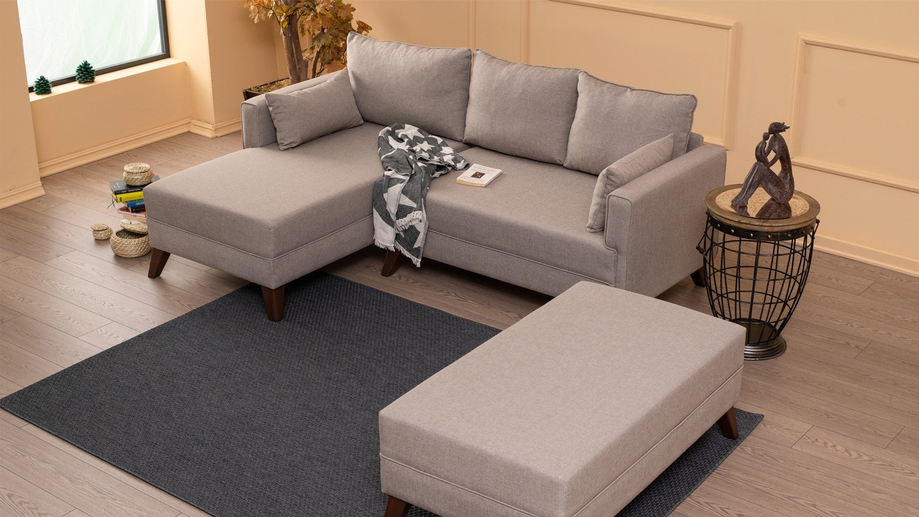 Bella Corner Sofa Left 2 hörnbäddsoffa