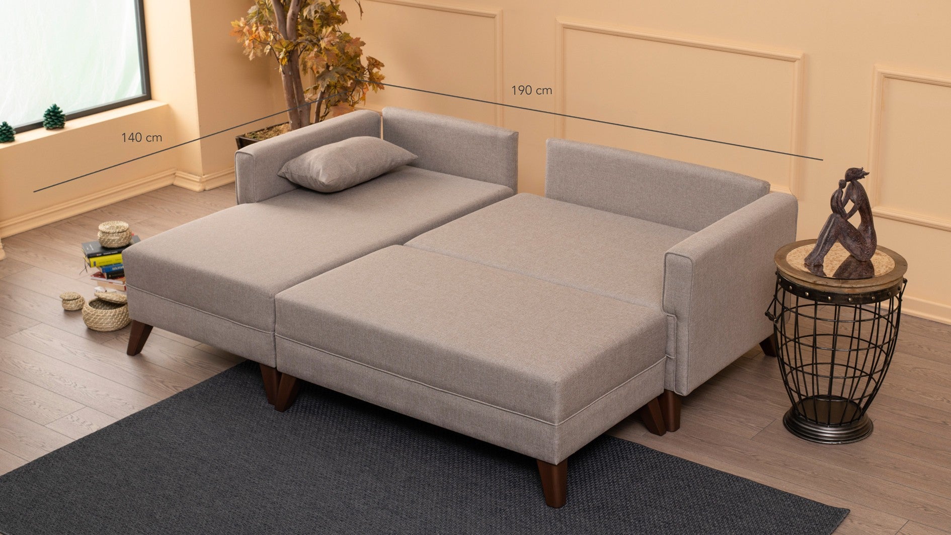 Bella Corner Sofa Left 2 hörnbäddsoffa