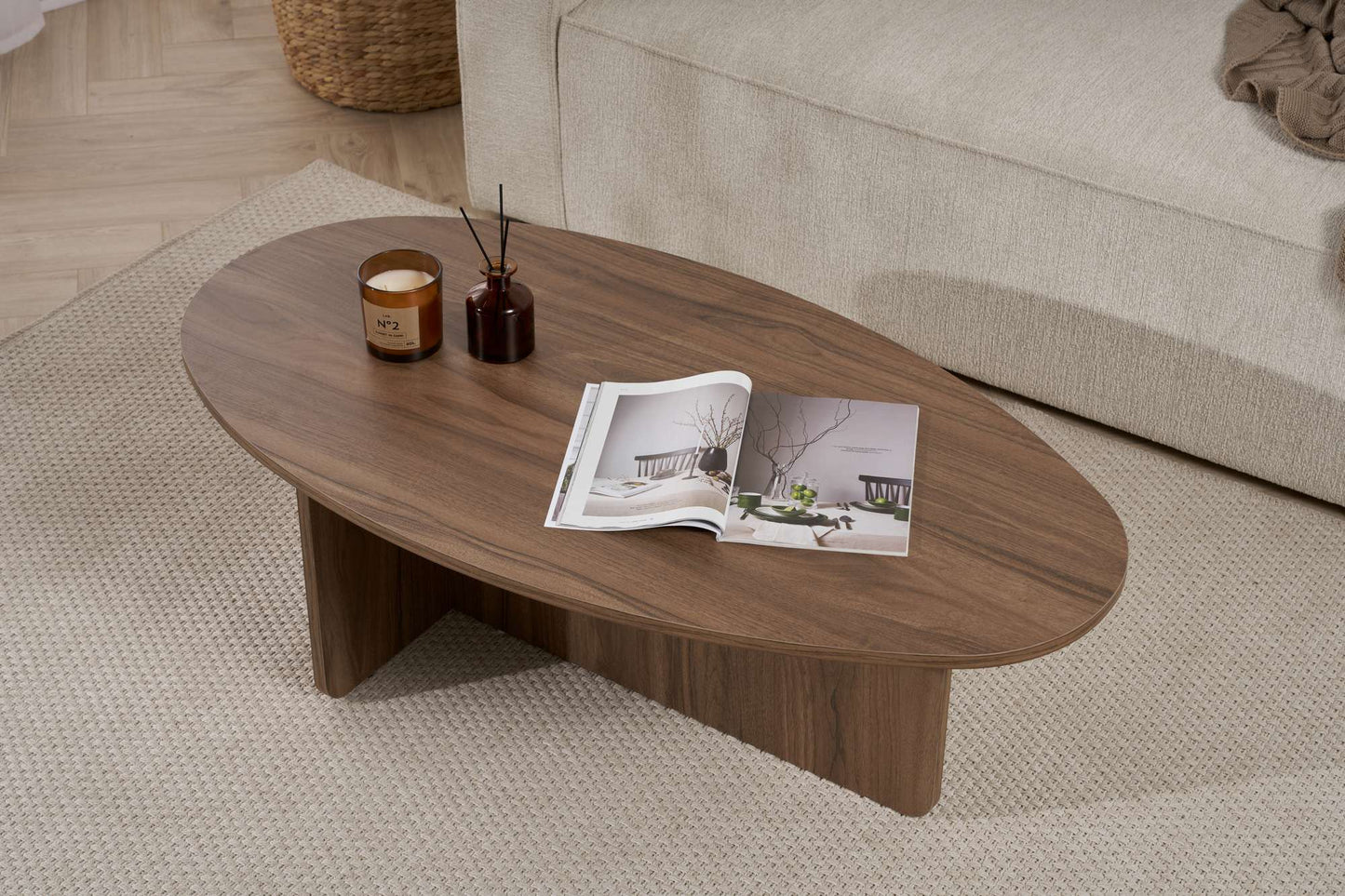 Orba Soffbord 120 cm - Venezia Walnut