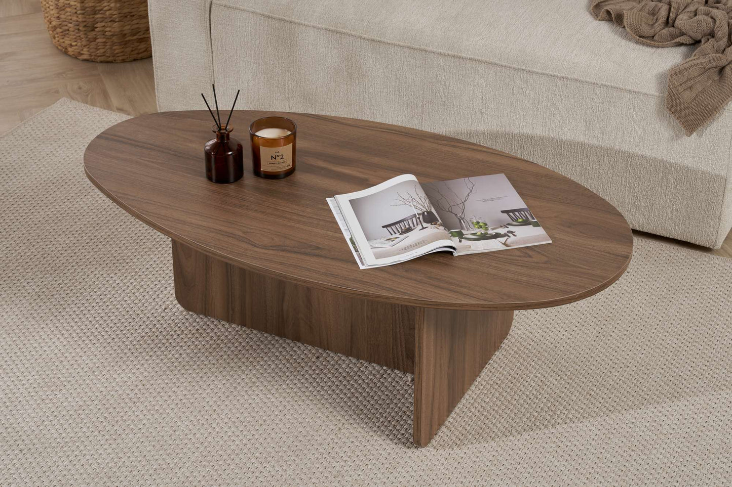 Orba Soffbord 120 cm - Venezia Walnut