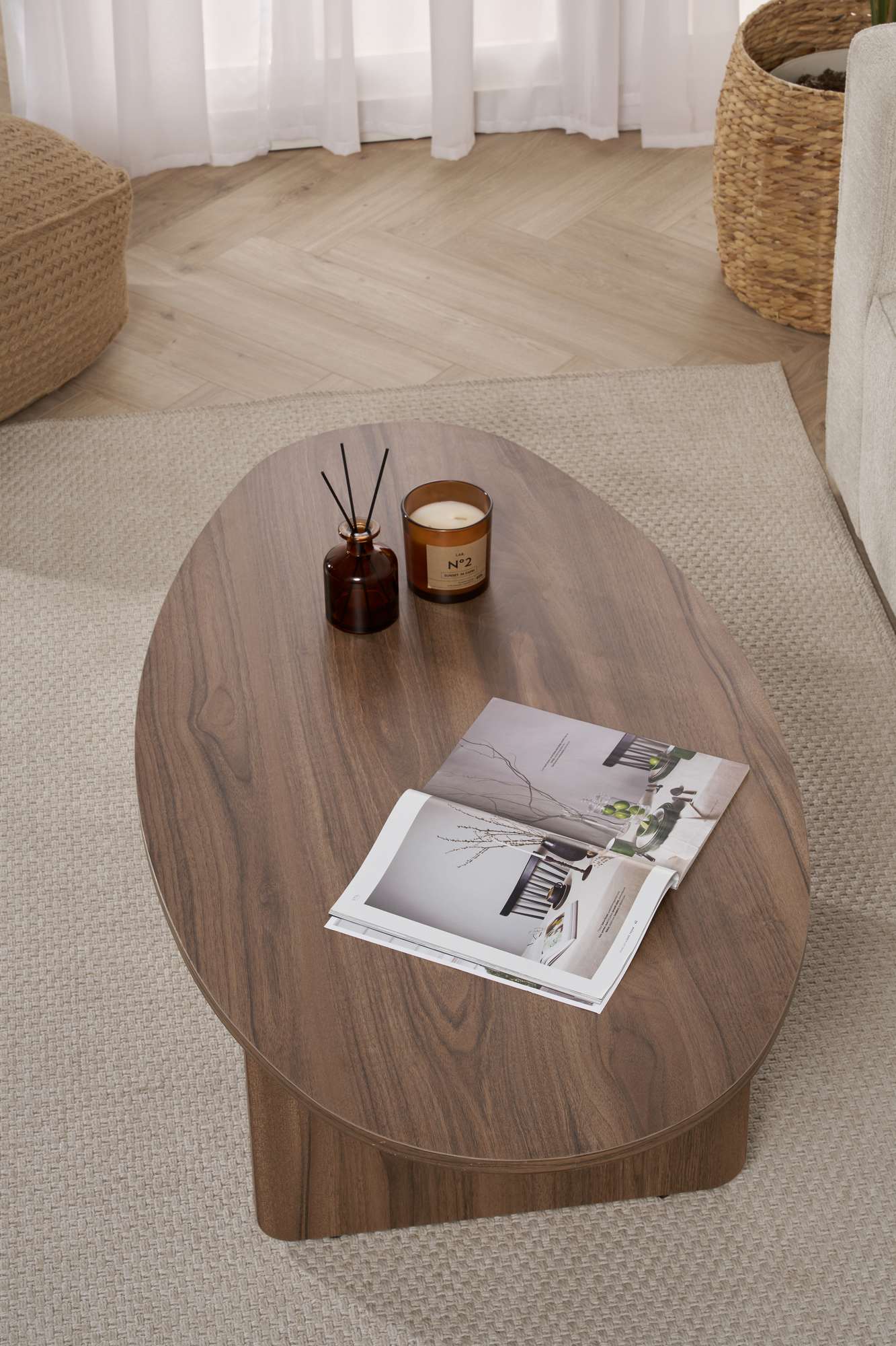 Orba Soffbord 120 cm - Venezia Walnut