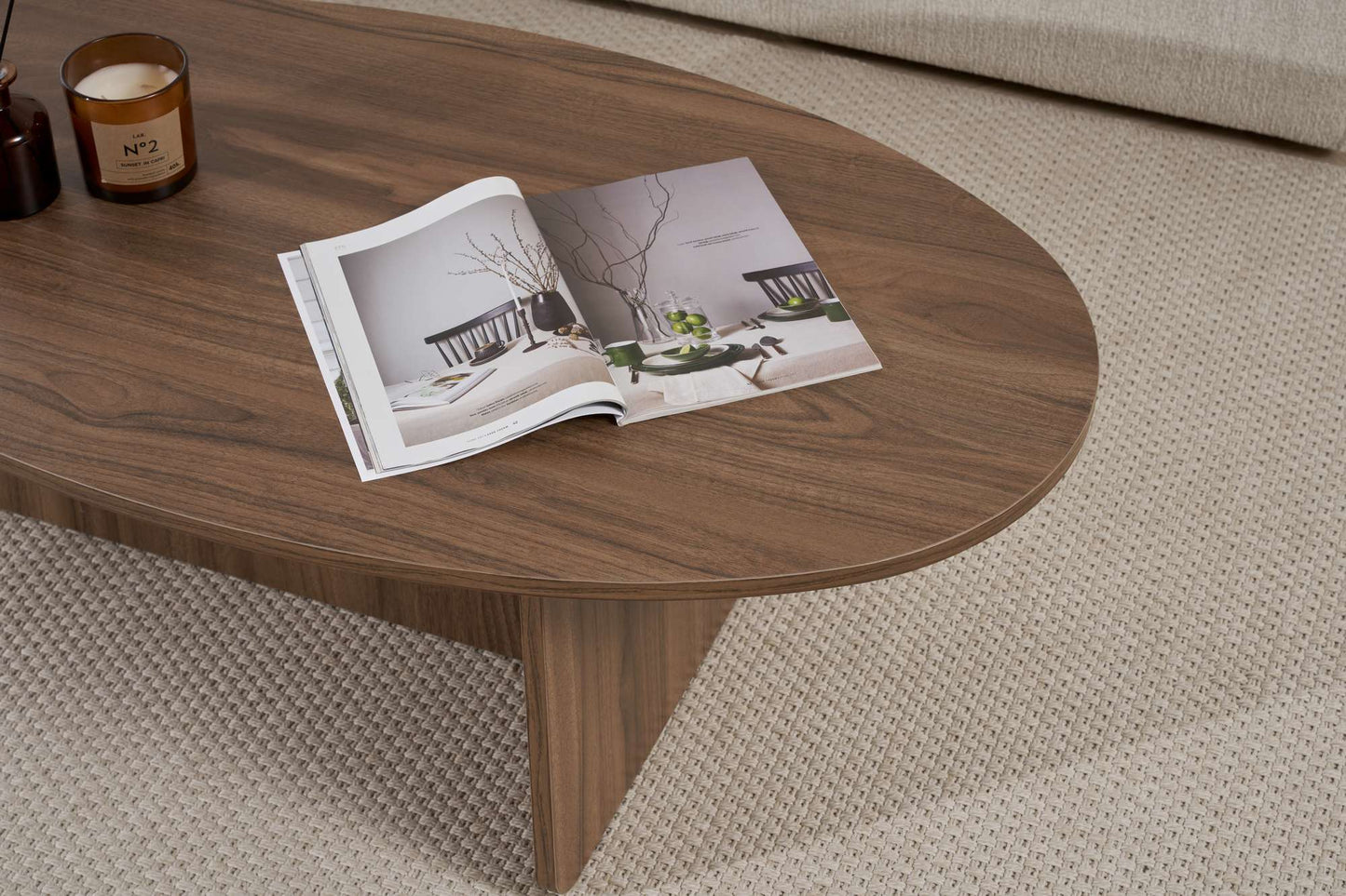 Orba Soffbord 120 cm - Venezia Walnut