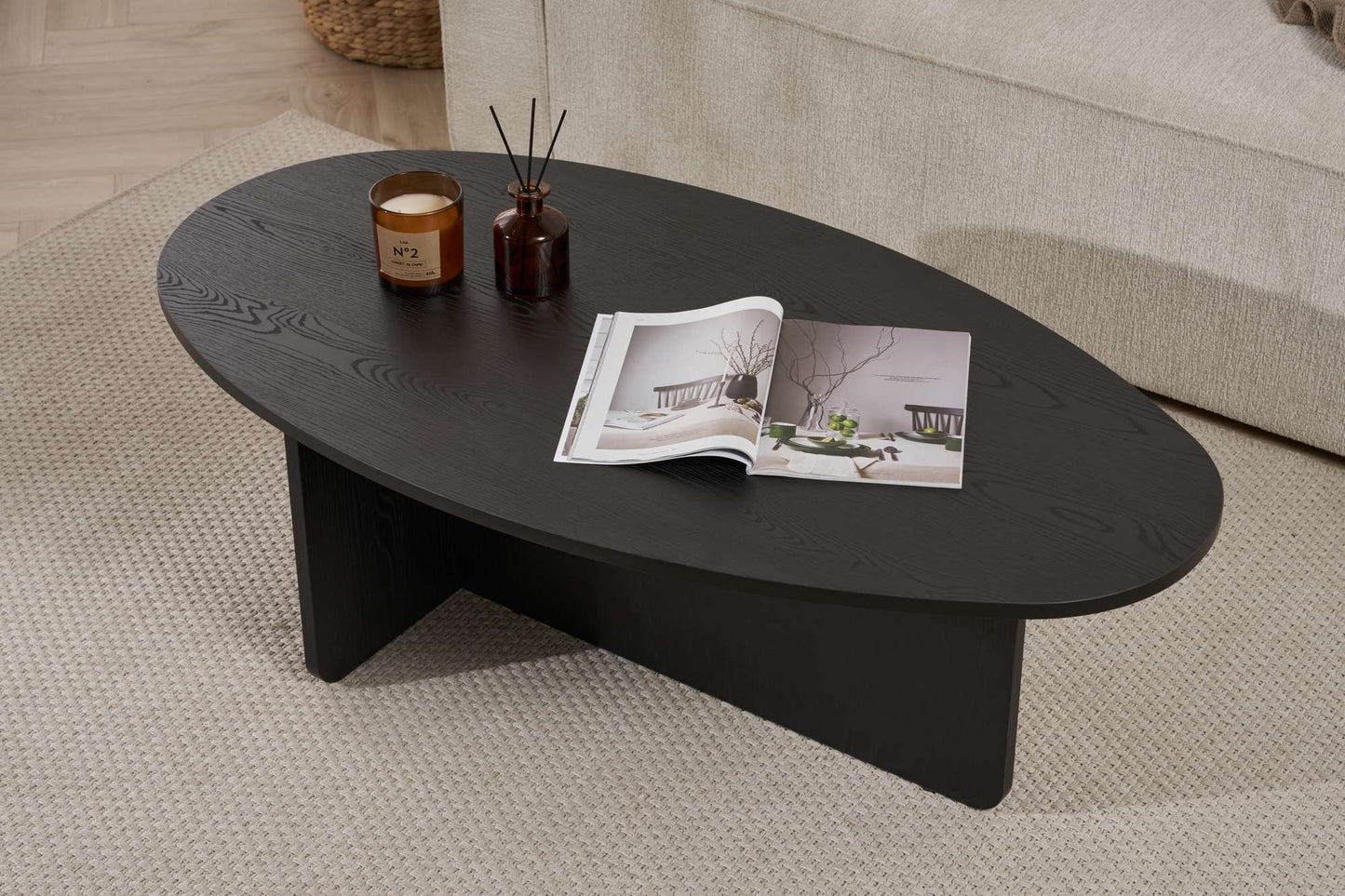 Orba Soffbord 120 cm - Wood Black